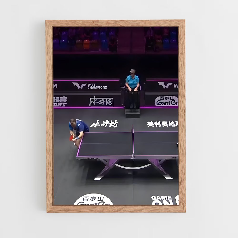 Poster Duel de Ping Pong – affiche Tennis de table (vue 4)